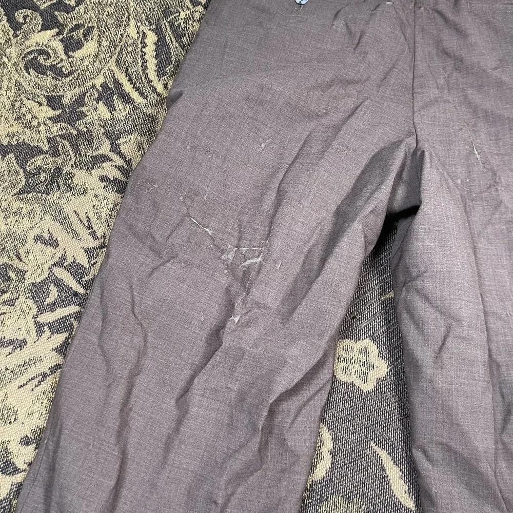 Nike Tiger Woods Mens Brown Straight Pants Wool Blend Size 32x30 Comfort Flawed